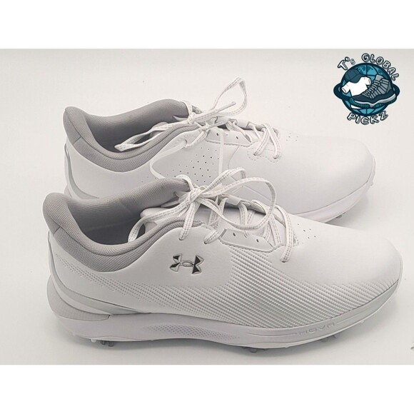 Under Armour Drive Fade UA White Men Golf Shoes 3027878-101 Men Size 9 main image 5